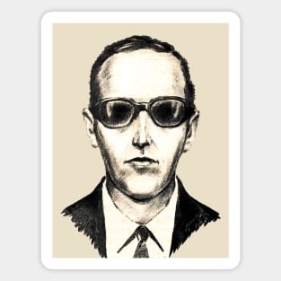 DB Cooper Mugshot Sketch Magnet